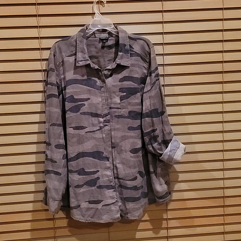 Camo long sleeve shirt
